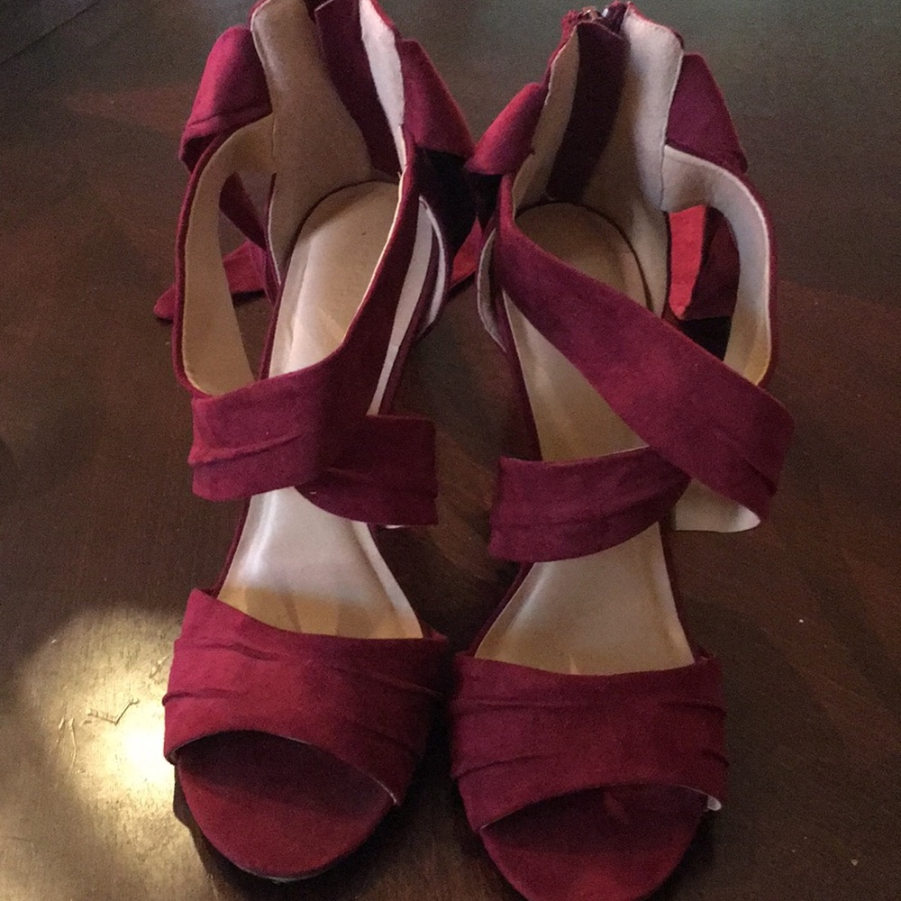 Charlotte Russe tie high heels